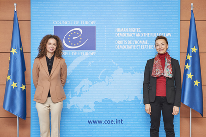 Ambassador Maria Spasova Hands Credentials to Council of Europe Secretary General Marija Pejčinović Burić